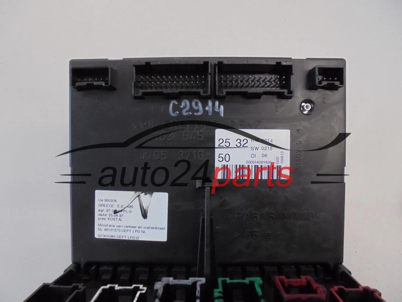 CENTRALKA MODUL KOMFORTU MERCEDES BENZ 1635452532 05371050