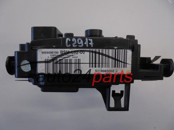 CENTRALKA MODUL STEROWNIK KOMFORTU BSI CITROEN PEUGEOT SIEMENS VDO S118983002 J, S118983002J, 9656086180, BSM-L02-00