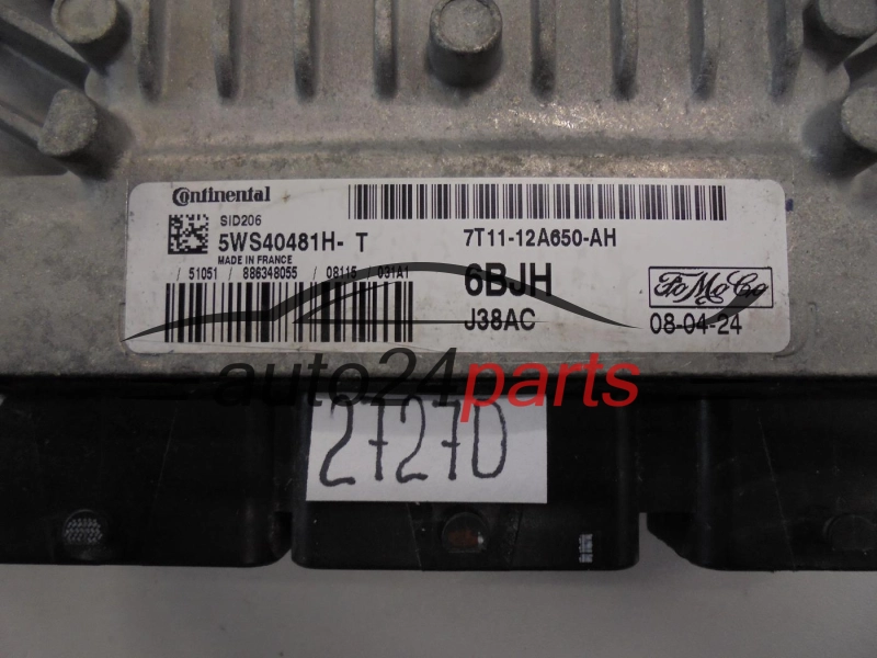 FORD 7T11-12A650-AH 7T1112A650AH 5WS40481H-T 5WS40481HT SID206