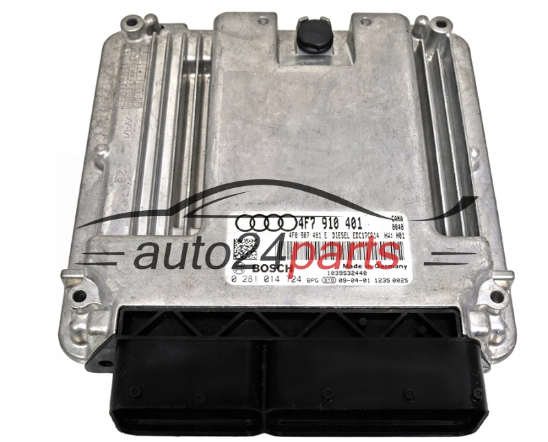 AUDI A6 2.7 TDI 4F7910401, 4F7 910 401, 4F0907401E, 4F0 907 401 E, BOSCH 0281014724, 0 281 014 724, DIESEL EDC17CP14 CANA 0040 1039S32440
