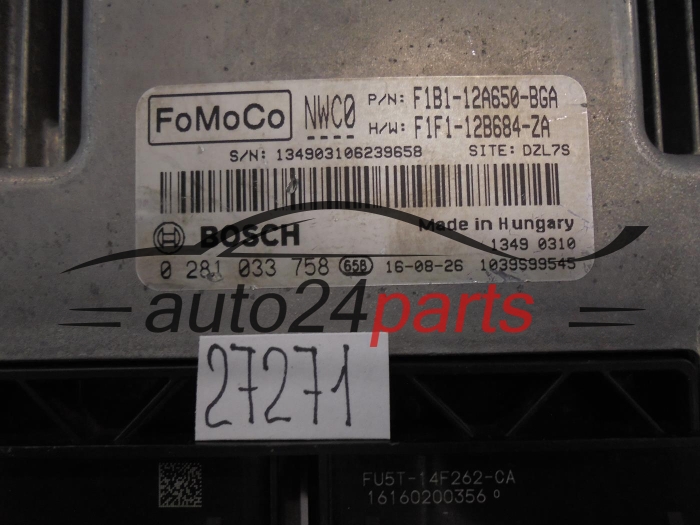 FORD 0281033758 F1B1-12A650-BGA F1B112A650BGA