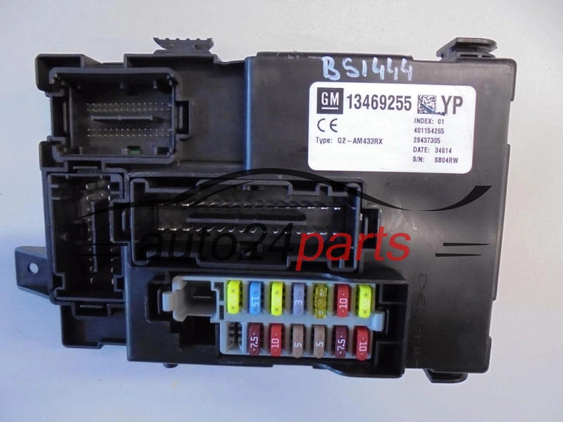 CENTRALKA MODUL BSI OPEL MERIVA 13469255 YP