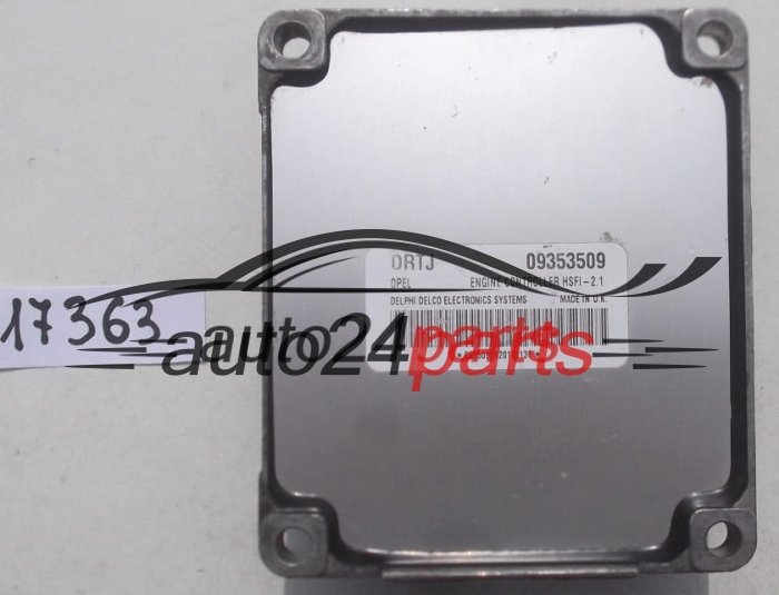 ECU CENTRALITA DE MOTOR OPEL ASTRA G CORSA C ZAFIRA A DELPHI DELCO 09353509 DRTJ,  HSFI-2.1
