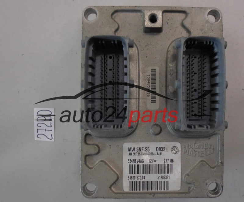 FIAT PANDA 1.2 MAGNETI MARELLI IAW 5NF.S5, IAW5NFS5, 51788361, 61600.579.04, 6160057904