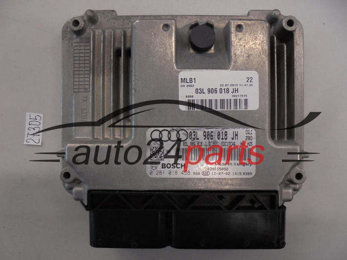 Μονάδα Ελέγχου Κινητήρα Audi 0281018458 03L906018JH EDC17C46