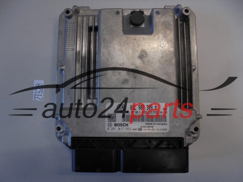 KOMPUTER STEROWNIK SILNIKA VW VOLKSWAGEN T5 TRANSPORTER 2.0 TDI, BOSCH 0 281 017 553, BOSCH 0281017553, 03L 907 309 M, 03L907309M