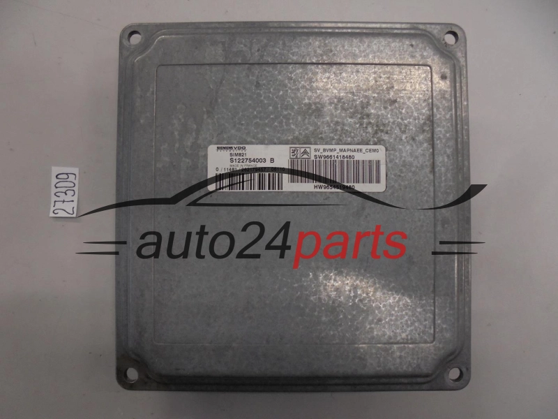 CITROEN PEUGEOT S122754003B SW 9661418480 HW 9654519480 SIM821