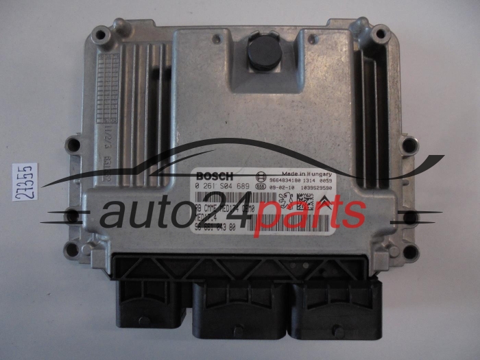 KOMPUTER STEROWNIK SILNIKA CITROEN PEUGEOT BOSCH 0 261 S04 689, 0261S04689, 9666104380, MED17.4