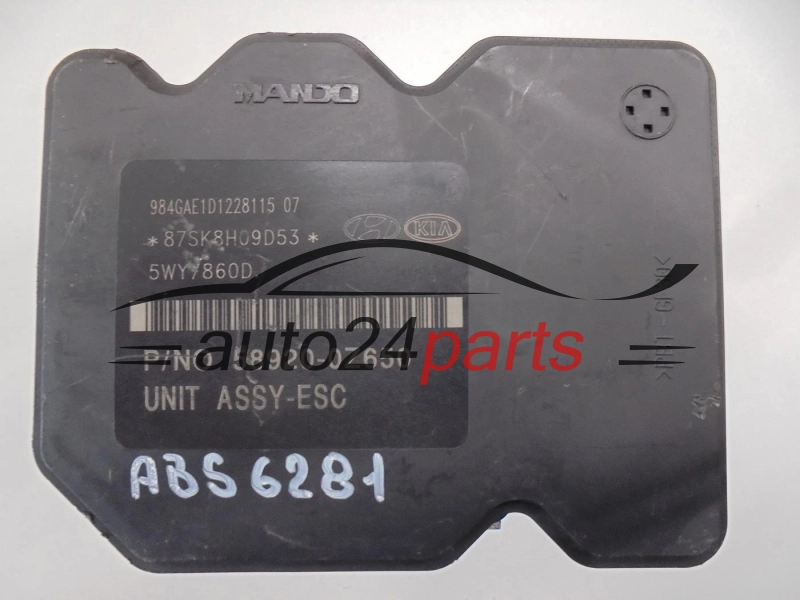 Pompe ABS et calculateur Hyundai Kia 589200Z650 BH60139810 5WY7860D