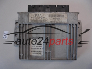 KOMPUTER STEROWNIK SILNIKA PEUGEOT 206 1.4 SAGEM 21585264-8 A, 215852648A, 96 569 727 80, 9656972780, 9655659480 - 27391
