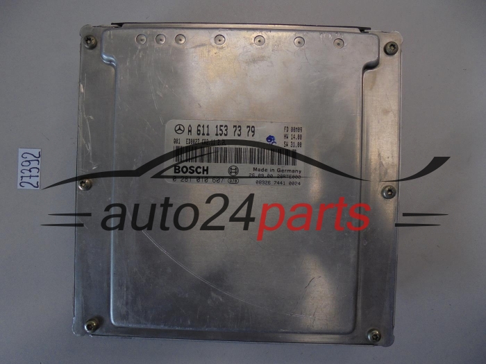 KOMPUTER STEROWNIK SILNIKA MERCEDES C220 2.2CDI, BOSCH 0 281 010 607, 0281010607, A 611 153 73 79, A6111537379, CR2.11