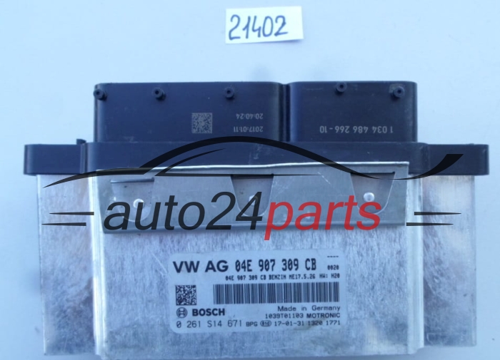 Centralita de motor VW VOLKSWAGEN BOSCH 0261S14671 04E907309CB