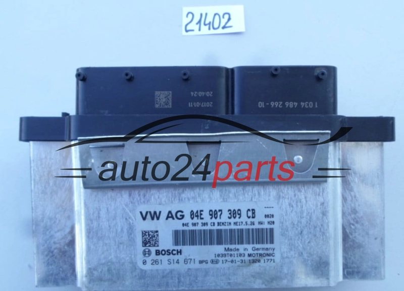 Calculateur Moteur VW VOLKSWAGEN BOSCH 0261S14671 04E907309CB
