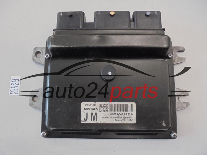 KOMPUTER STEROWNIK SILNIKA NISSAN NOTE, MEC93-040 B1, MEC93040 B1, MEC93040B1, 6921, JM