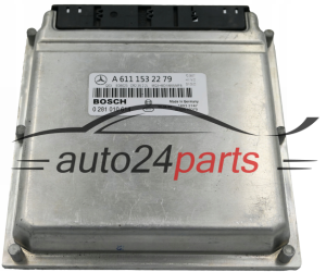 ECU CENTRALITA DE MOTOR MERCEDES SPRINTER 2.7 CDI BOSCH 0281010614, 0 281 010 614, A6121532279, 6121532279, A 612 153 22 79