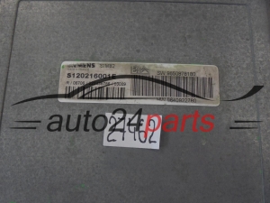 Calculateur Moteur CITROEN PEUGEOT S120216001E 9650878180 9640922780 SIM82
