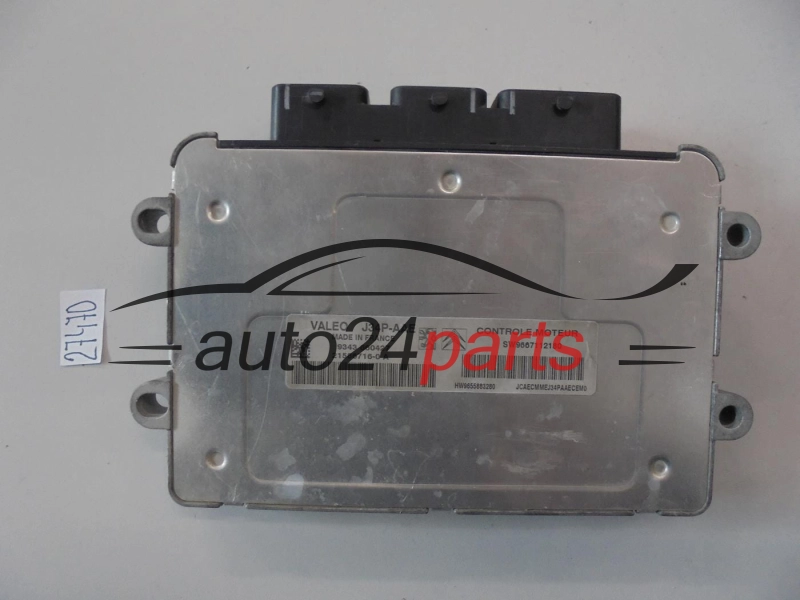KOMPUTER STEROWNIK SILNIKA CITROEN PEUGEOT VALEO J34P-AAE 21586716-0A, 215867160A, SW9667112180