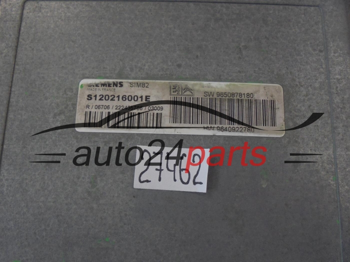 CITROEN PEUGEOT S120216001E 9650878180 9640922780 SIM82