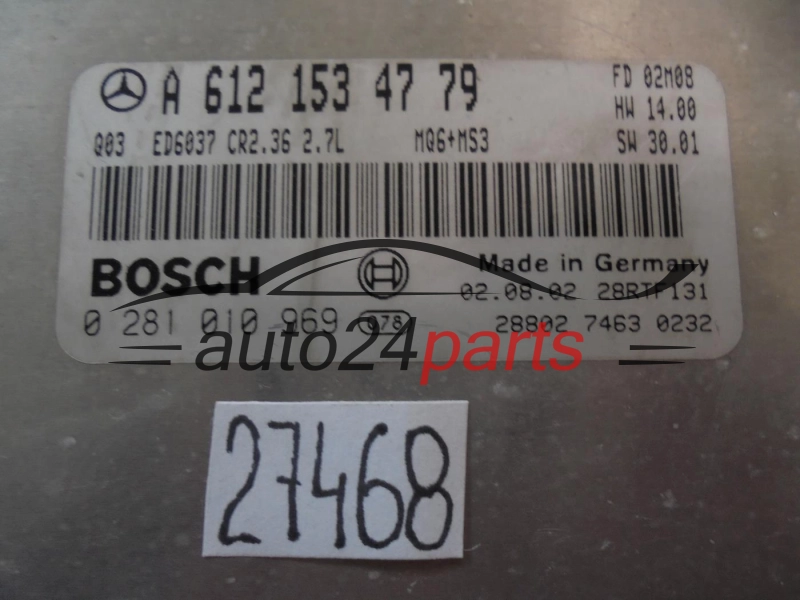 MERCEDES BENZ 0281010969 A6121534779 CR2.36