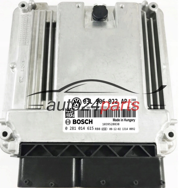 SKODA SUPERB 2.0 TDI 03L906022AP, 03L 906 022 AP, 03L906022GA, 03L 906 022 GA, BOSCH 0281014615, 0 281 014 615, DIESEL EDC17CP14 CBBB 2847