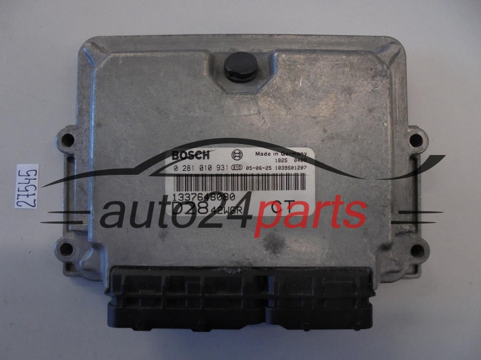 Sterownik silnika Fiat Ducato Peugeot Boxer 2.8 JTD 0281010931 1337648080