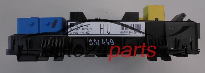 SKRZYNKA ELEKTRYCZNA PRZEKAŻNIKÓW I BEZPIECZNIKÓW MODUŁ NADWOZIA CENTRALKA KOMFORTU BSI TYLNA OPEL ASTRA H ZAFIRA B GM 13 220 832 HU, 13220832 HU, HELLA 5DK 008 669-73, 5DK008669-73, 5DK00866973
