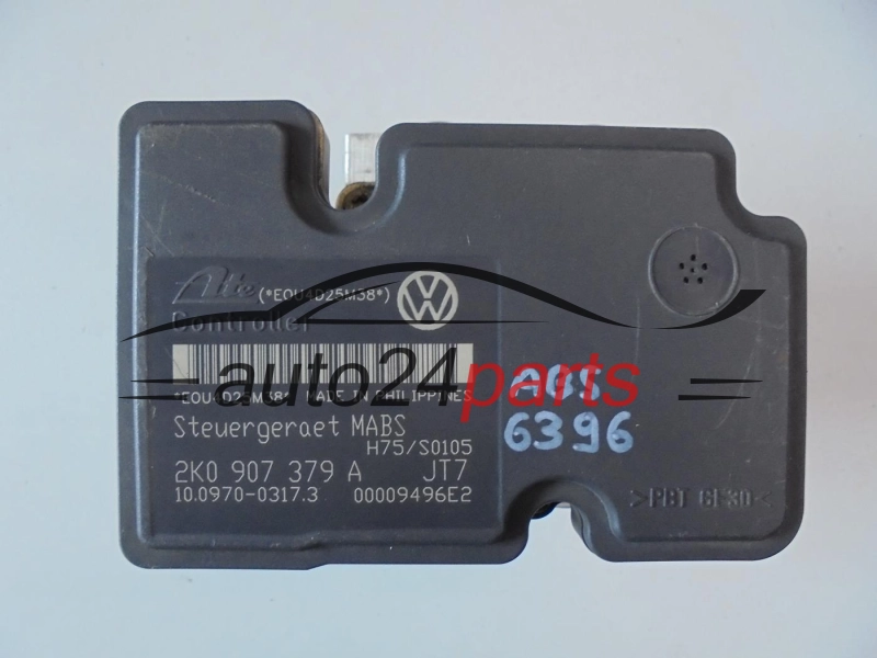 ABS POMPA I STEROWNIK VOLKSWAGEN CADDY 2K0 614 117 A, 2K0614117A, ATE 10.0207-0029.4, 10020700294, 2K0 907 379 A, 2K0907379A, ATE 10.0970-0317.3, 10097003173