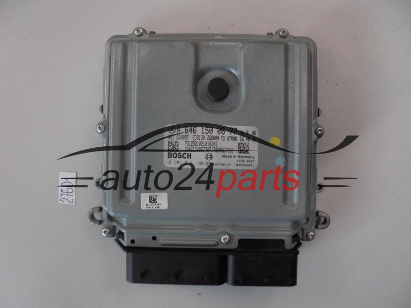 KOMPUTER STEROWNIK SILNIKA MERCEDES 2.2 CDI BOSCH 0 281 014 188, 0281014188, A6461500677, A 646 150 0677