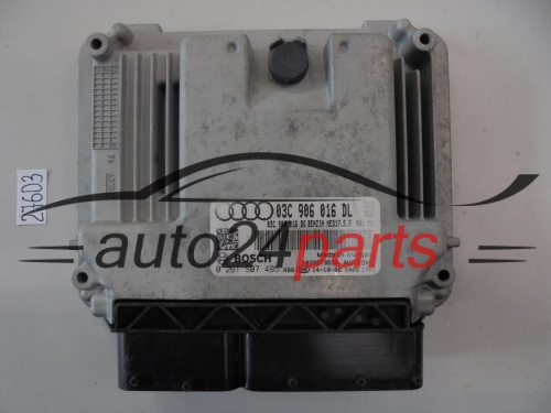 KOMPUTER STEROWNIK SILNIKA AUDI VW BOSCH 0 261 S07 495, 0261S07495, 03C906016 DL, MED17.5.5