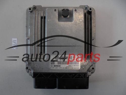 KOMPUTER STEROWNIK SILNIKA VW VOLKSWAGEN TIGUAN 2.0 TDI BOSCH 0 281 014 236, 0281014236, 03L 906 022F, 03L906022F, EDC17CP14