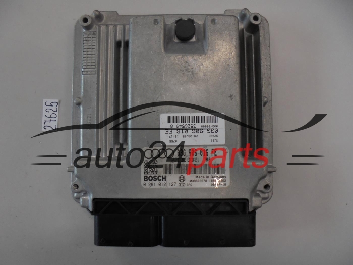 AUDI A4 1.9 TDI 03G906016FE, 03G 906 016 FE, BOSCH 0281012127, 0 281 012 127, DIESEL EDC16U31 7002 1039S07978