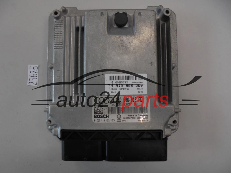 AUDI A4 1.9 TDI 03G906016FE, 03G 906 016 FE, BOSCH 0281012127, 0 281 012 127, DIESEL EDC16U31 7002 1039S07978