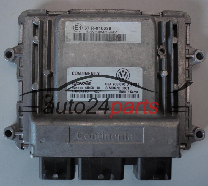 VW VOLKSWAGEN SEAT 5WY53290D, 06A906070D, SIM2K-IB