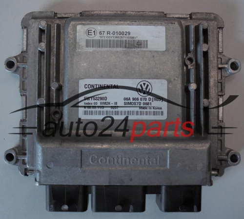 VW VOLKSWAGEN SEAT 5WY53290D, 06A906070D, SIM2K-IB