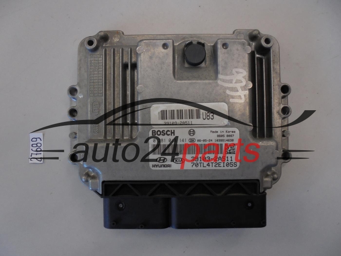 KOMPUTER STEROWNIK SILNIKA HYUNDAI GETZ 1.5 CRDI BOSCH 0 281 013 141, 0281013141, 39103-2A511, 391032A511, A1TL4T2EI06S