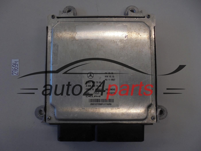 KOMPUTER STEROWNIK SILNIKA MERCEDES A 651 900 75 00, A6519007500, A 006 446 15 40, A0064461540, CRD3.10