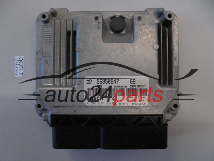 KOMPUTER STEROWNIK SILNIKA CHEVROLET CAPTIVA 2.0 CDTI, BOSCH 0 281 015 569, BOSCH 0281015569, 96950947, G9