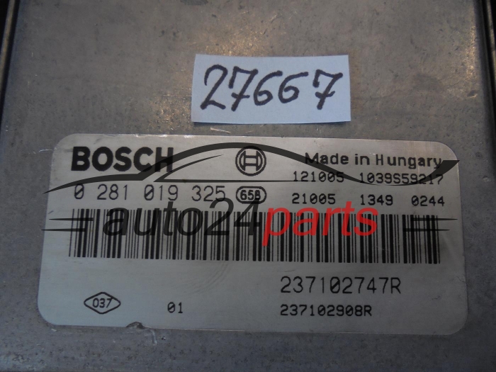 RENAULT 0281019325 237102747R