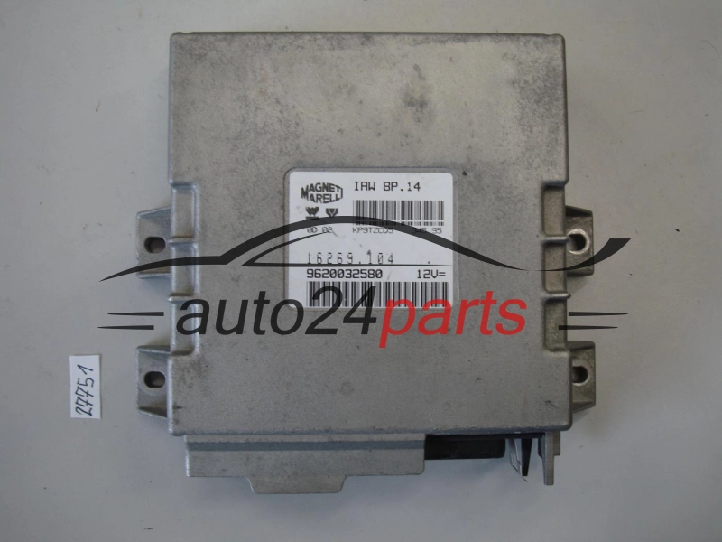 KOMPUTER STEROWNIK SILNIKA PEUGEOT 406 MAGNETI MARELLI IAW 8P.14, IAW8P14, 16269.104, 16269104, 9620032580