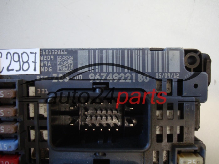 Moduł komfortu BSM Citroen Peugeot 9674922180 BSMZ0500 – zdjęcie 2