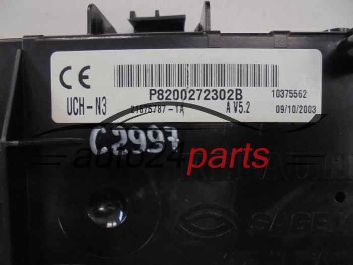 CENTRALKA MODUL UCH-N3 RENAULT P8200272302B