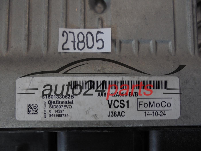 FORD AV61-12A650-BVB AV6112A650BVB S180133062B SID807EVO