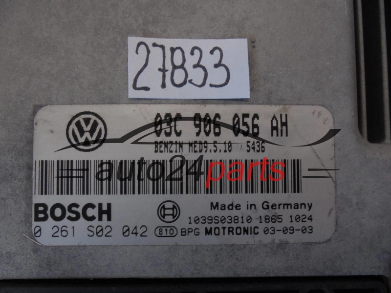 Sterownik silnika Volkswagen Passat 1.6 TSI 0261S02042 03C906056AH – zdjęcie 2