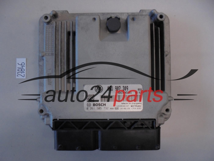 Calculateur moteur Audi 0261S05732 06J907309 MED17.5