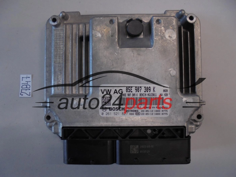 Μονάδα Ελέγχου Κινητήρα VOLKSWAGEN 0261S21827 05E907309K