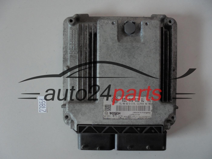 Μονάδα Ελέγχου Κινητήρα SKODA SUPERB 2.0 TDI BOSCH 0281015878 03L906022QJ 03L906022GA EDC17CP14