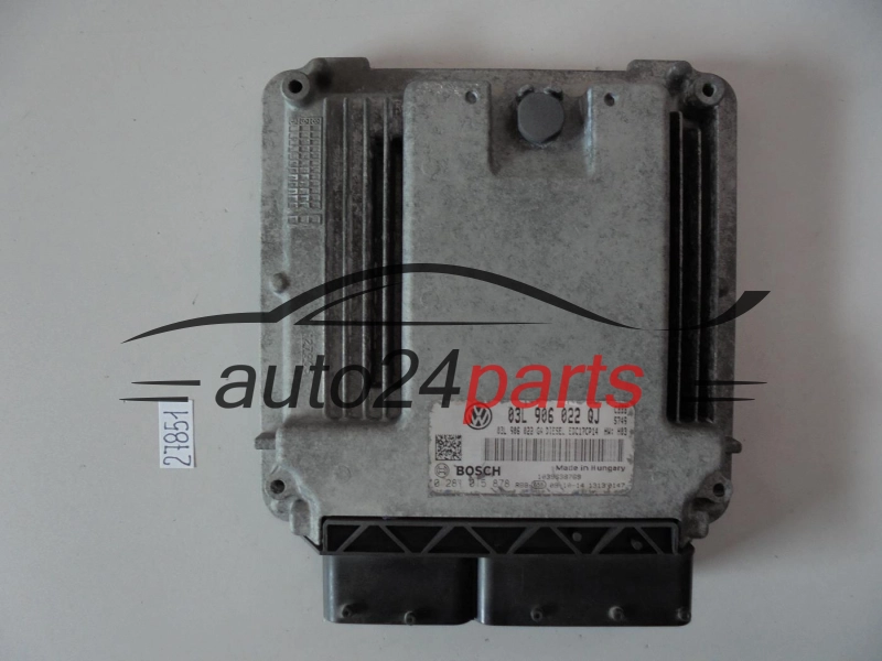 Μονάδα Ελέγχου Κινητήρα SKODA SUPERB 2.0 TDI BOSCH 0281015878 03L906022QJ 03L906022GA EDC17CP14