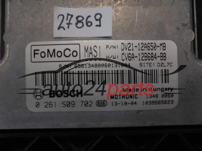 KOMPUTER STEROWNIK SILNIKA FORD 0261S09702 DV21-12A650-MB DV2112A650MB