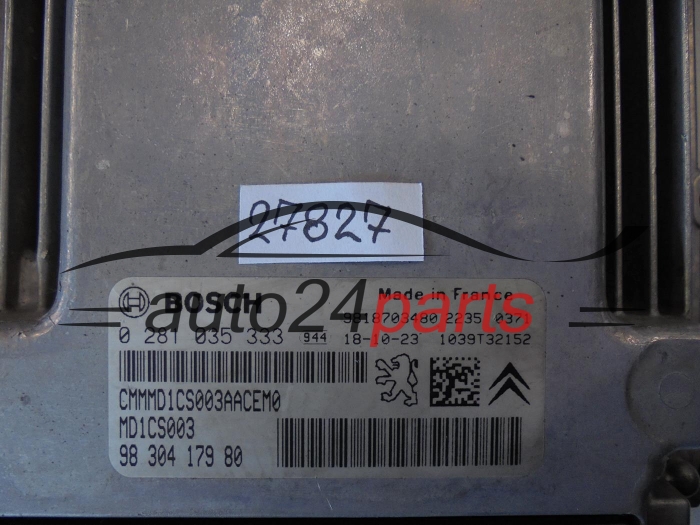 PEUGEOT 0281035333 9830417980