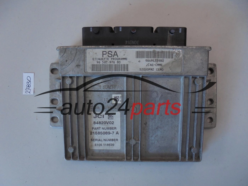CITROEN PEUGEOT 21585089-7A 9656297680 9649433980